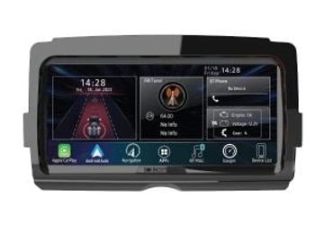 PPI Motorcycle HDHU.14Si - Plug-n-Play OE Fit Apple CarPlay & Android Auto w/Rear Camera input