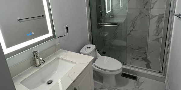 Standing shower 