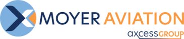 Logo of Moyer Aviation by Axcess Group.