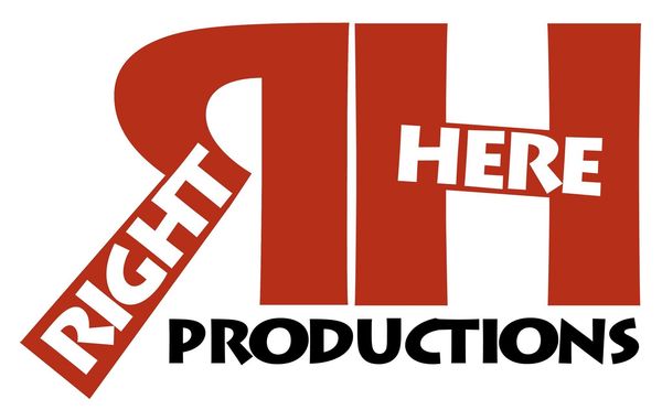 Logo of Right Here Productions.