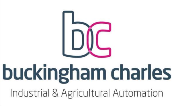 Buckingham Charles logo with tagline Industrial &amp; Agricultural Automation.