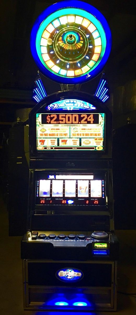 Bally MonteCarlo Slot Machine with Bonus Spinning