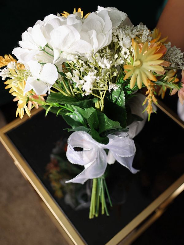 Simple Bridal Summer Field Flower Bouquet