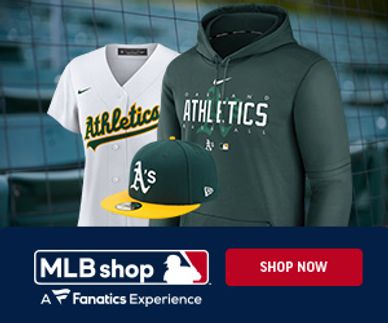 mlbshop, fanatics, athletics, las vegas, jbtheticket