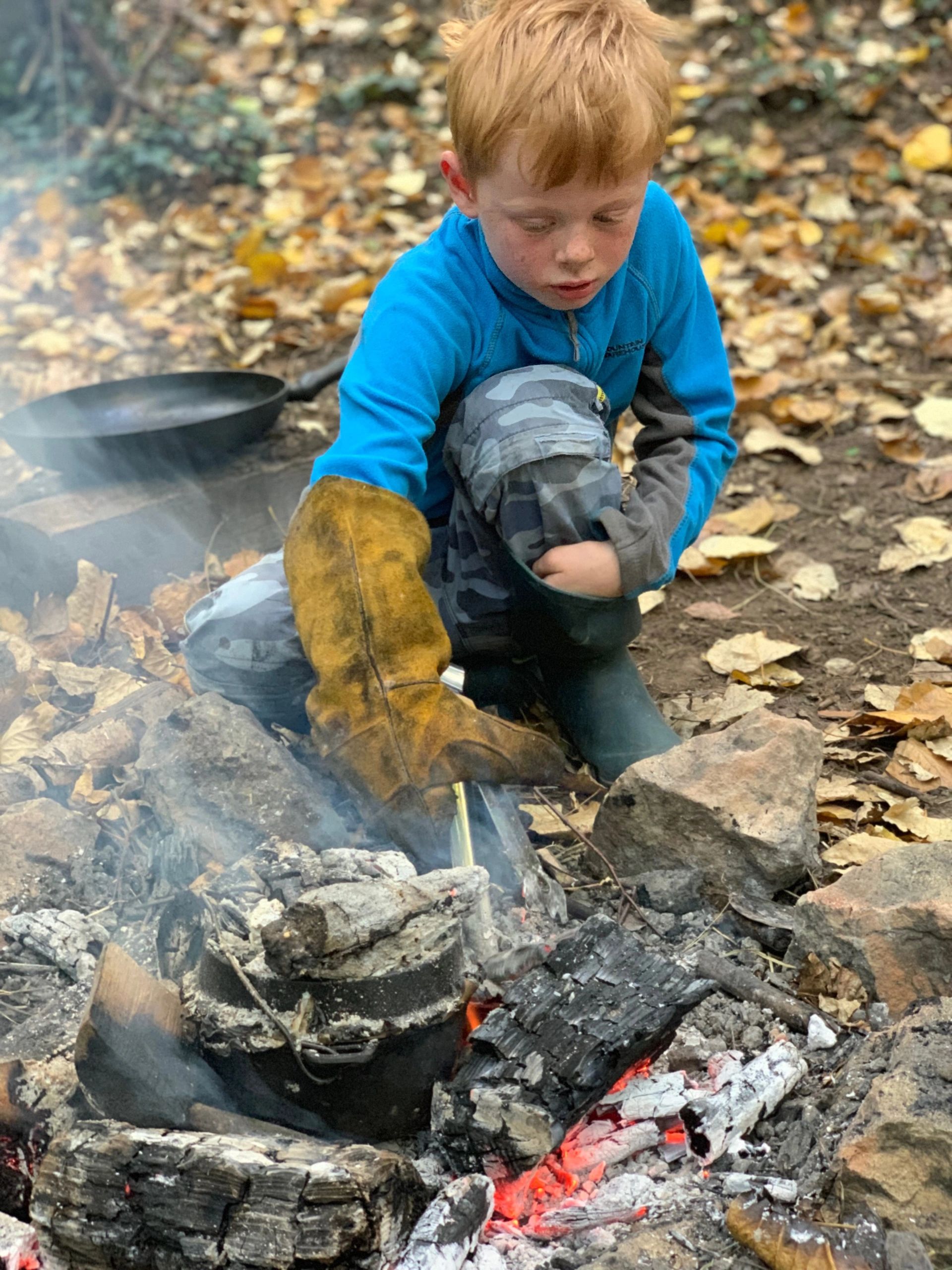 The simple way to teach your children how to light a fire.