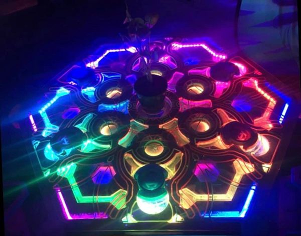 Interactive LED table for Magic Elixir bar