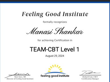 TEAM-CBT Certified Clinician