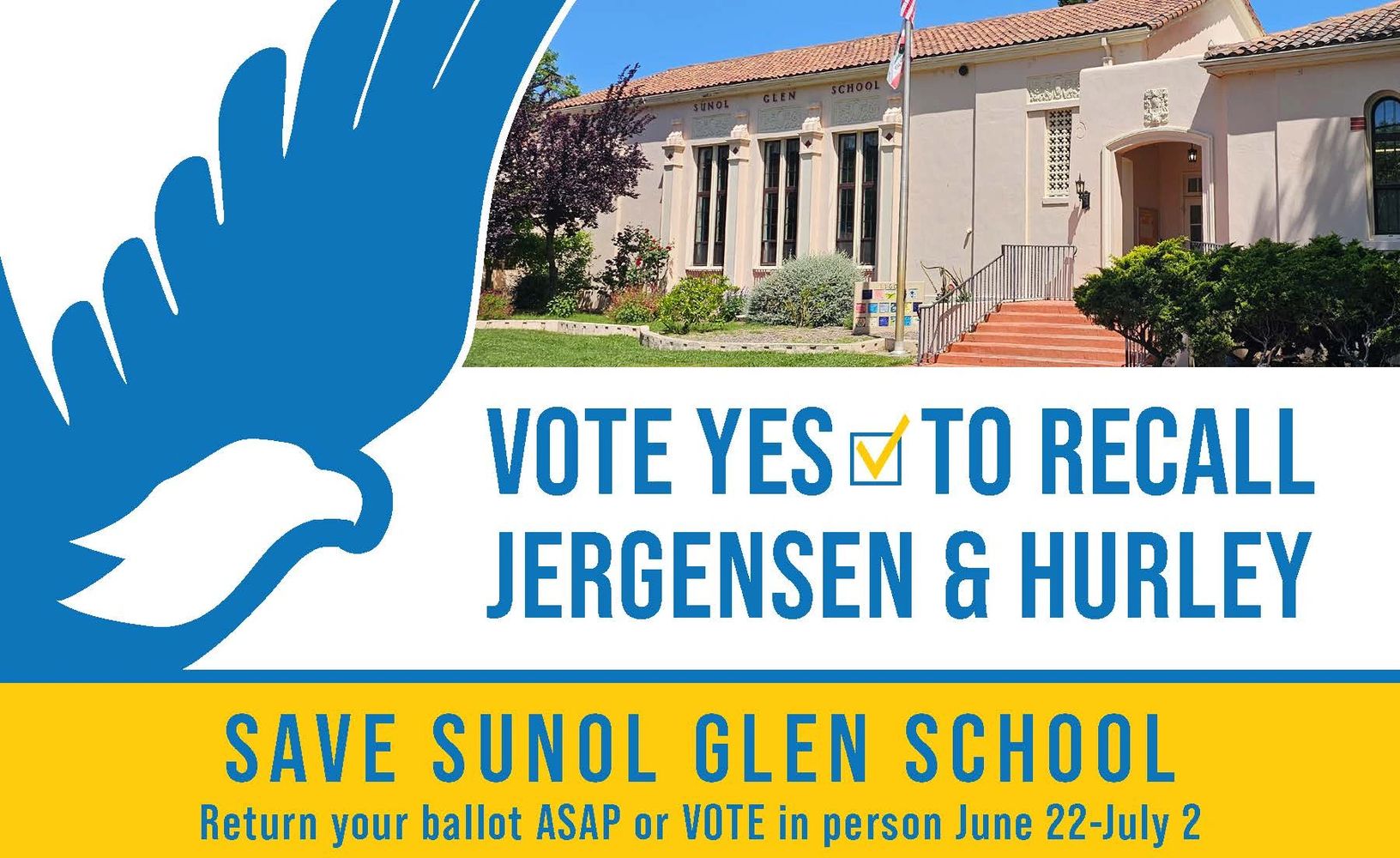 VOTE YES to RECALL Jergensen & Hurley