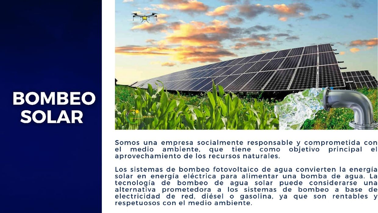 Bombeo solar - INTEVA - Energía solar - Asesoramiento y venta de