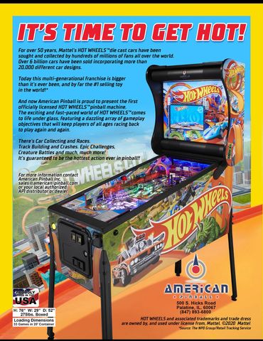 American Pinball Hot Wheels (2020)