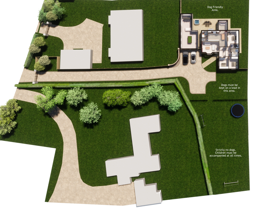Partridge Cottage Grounds Layout