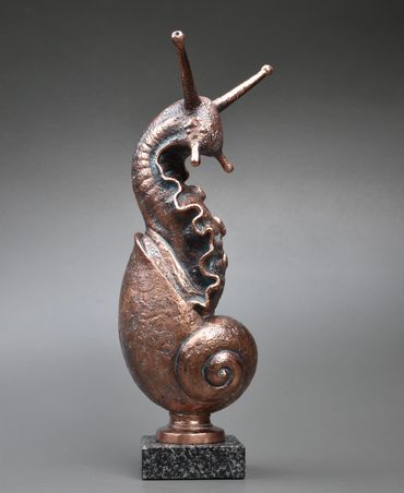 SNAIL
LOST WAX ELECTROFORMED COPPER
400mm x 150mm x 120mm
One off