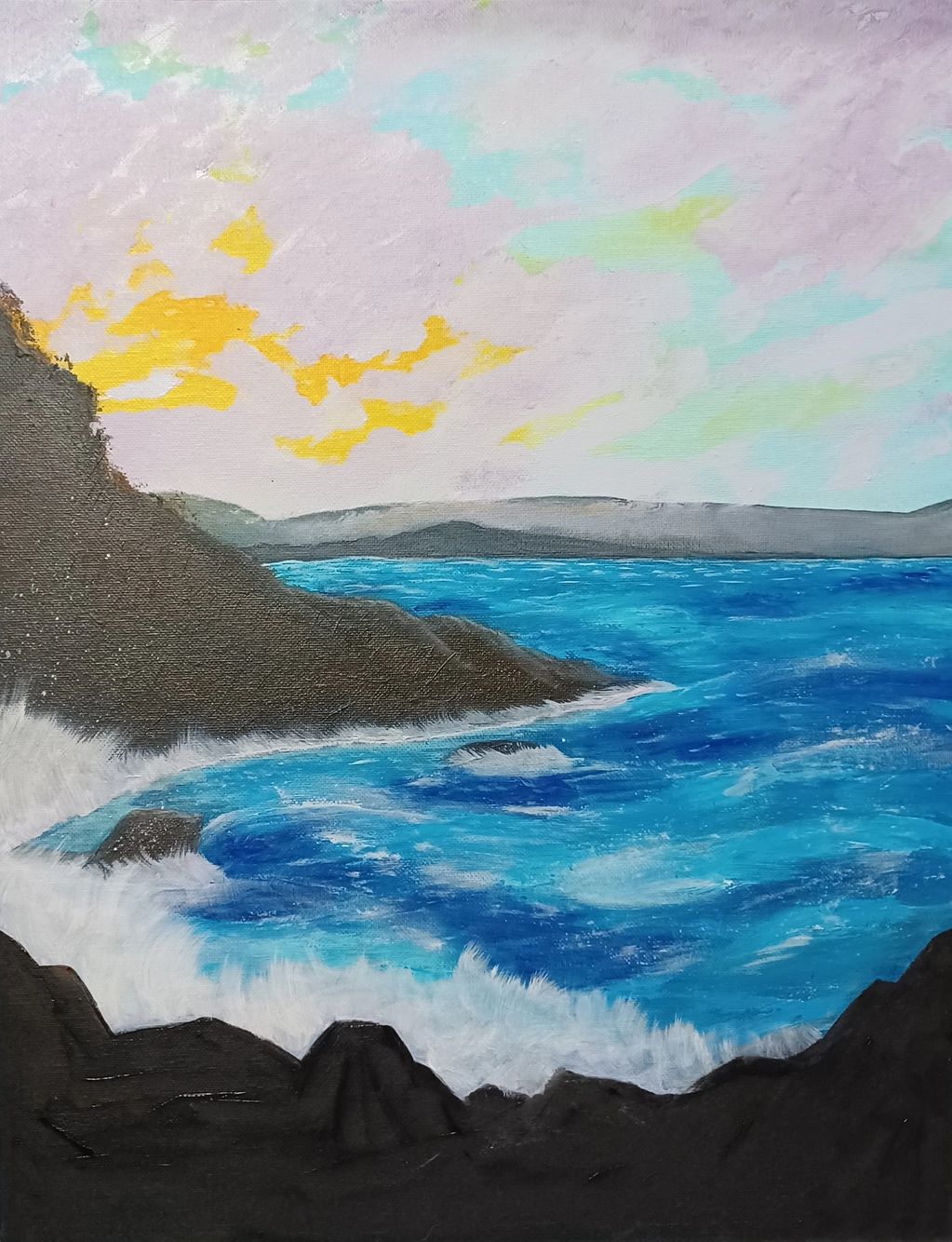 Crashing Waves     14"x20"    $125