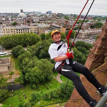 Abseil, Anglican Cathedral Liverpool