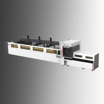 Modern industrial CNC machine for metalworking.