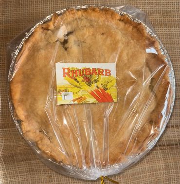 Rhubarb pie 