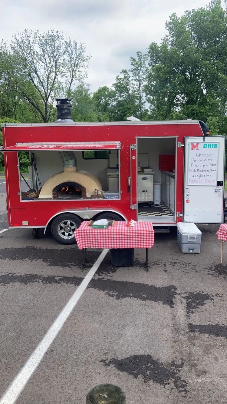 Peace Pizza food truck at an event
