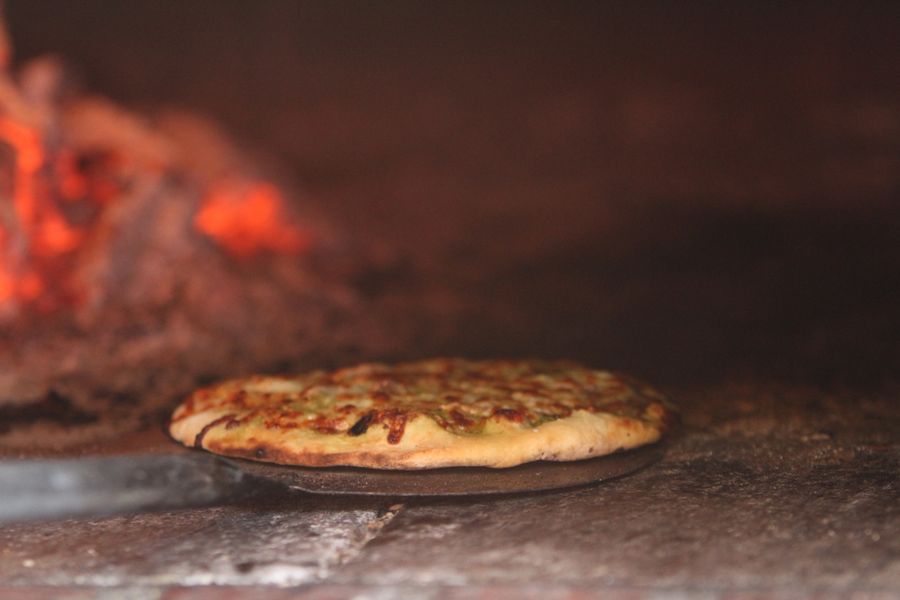 Handmade wood-fired pizza by Peace Pizza