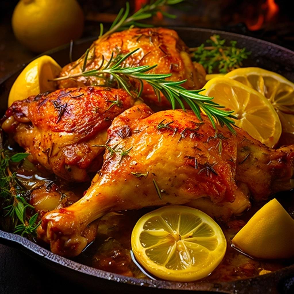 Spicy Baked Lemon Chicken