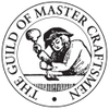 Logo of The Guild of Master Craftsmen with a craftsman hammering.