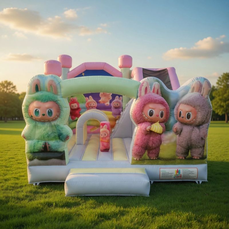 Labubu Bunny Friends Castle
