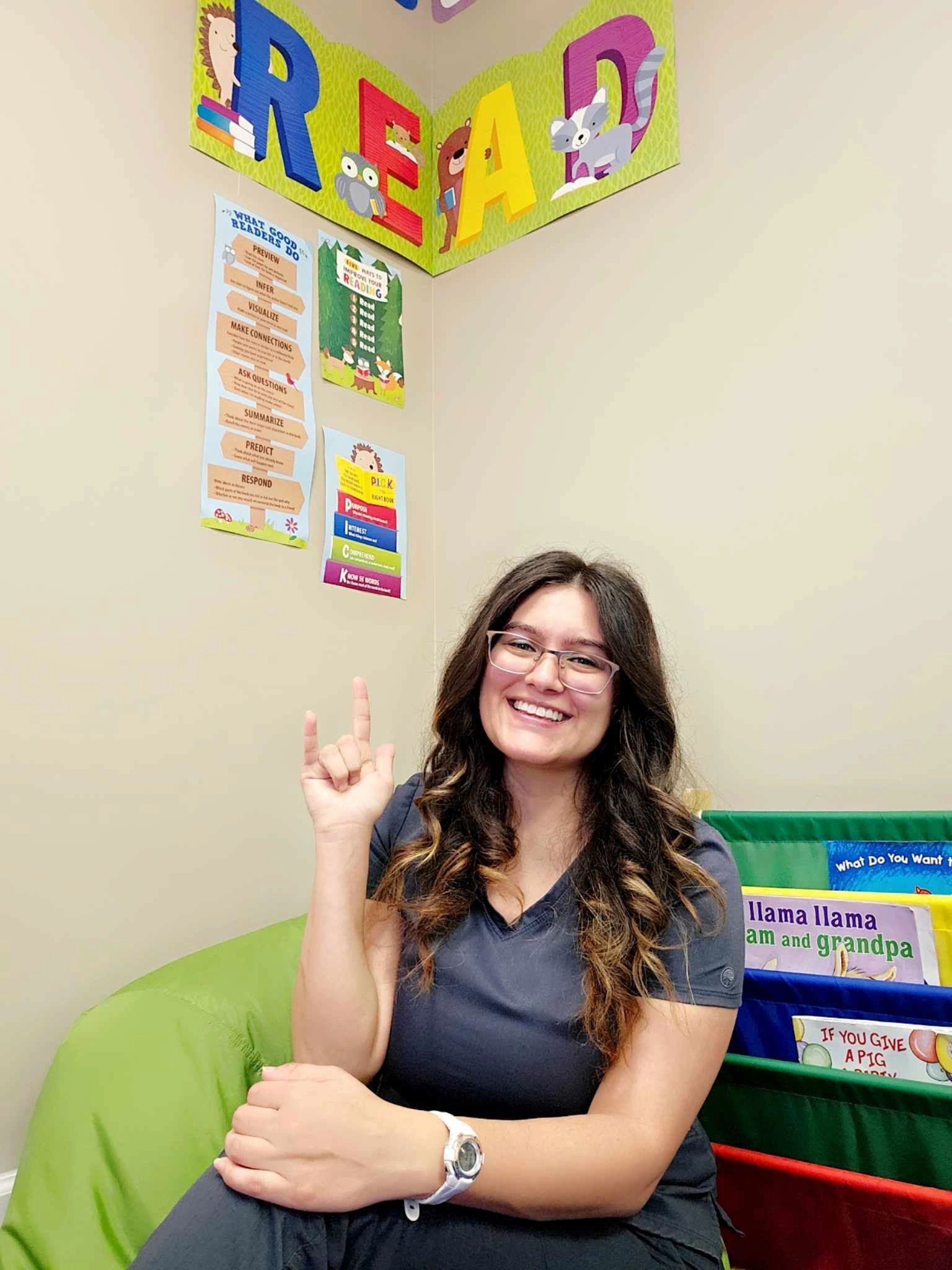 Summit Speech Therapy team member in a therapy setting