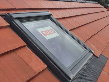 New Velux skylight installed on an annex property