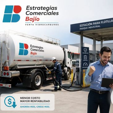 Worker refuels truck at industrial fuel station while man celebrates on tablet.