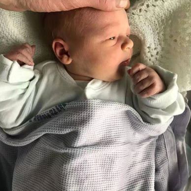 This is beautiful Baby Ray. I am exalted to help mum Emma.