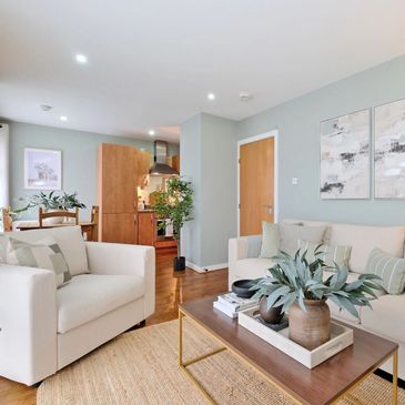 Staged Aberdeen flat by West End Styling, maximised for first-time buyers