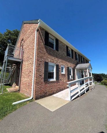 White gutters and leaf protection in Kent, CT
