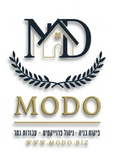 Logo for MODO, a real estate and construction management company.