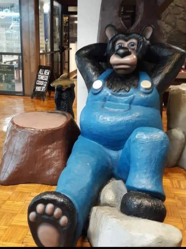 "Carl" made for the Mountain Mall and is currently on B-level available for photos. 
