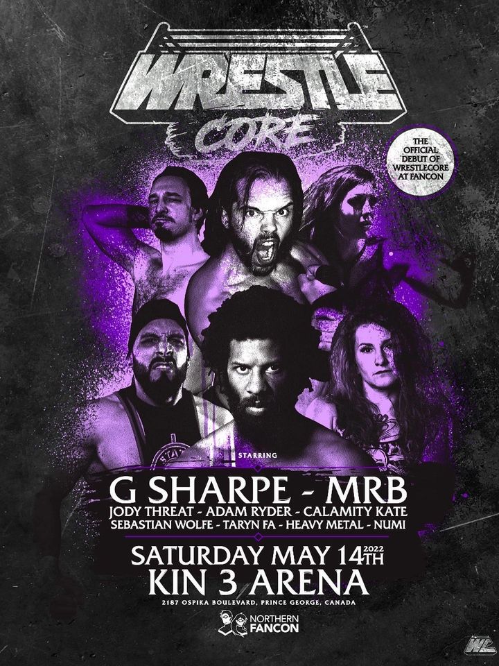 WrestleCore at FanCon poster