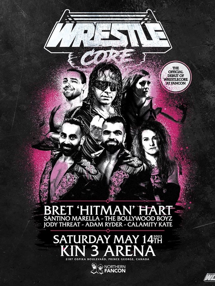 WrestleCore at FanCon poster