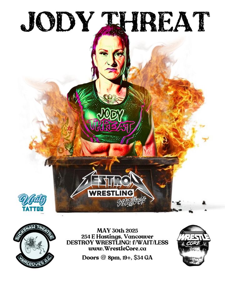 Destroy Wrestling featuring WAIT/LESS poster
