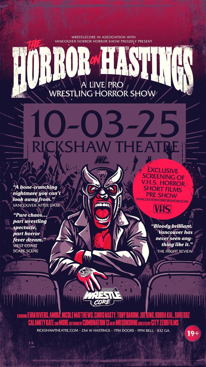 Horror on Hastings VHS poster