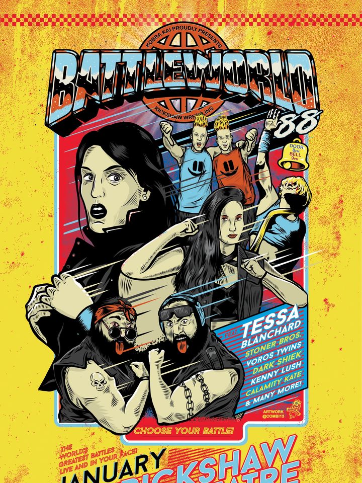BatteWorld'88 poster