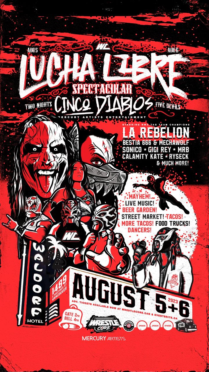 LuchaLibre Spectacular Cinco Diablos poster