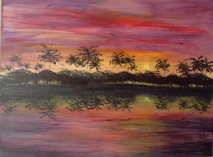 Beautiful painting of nature