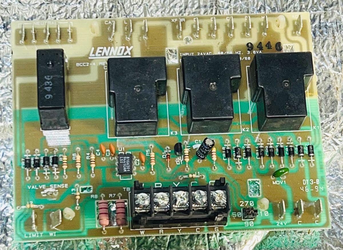 LENNOX.BCC24 REV A LB87086A. Furnace Control Circuit Board. G26Q4/5