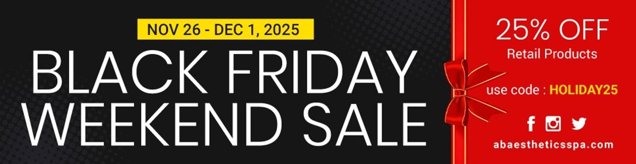 Black Friday Weekend Sales Event on Med Spa Products