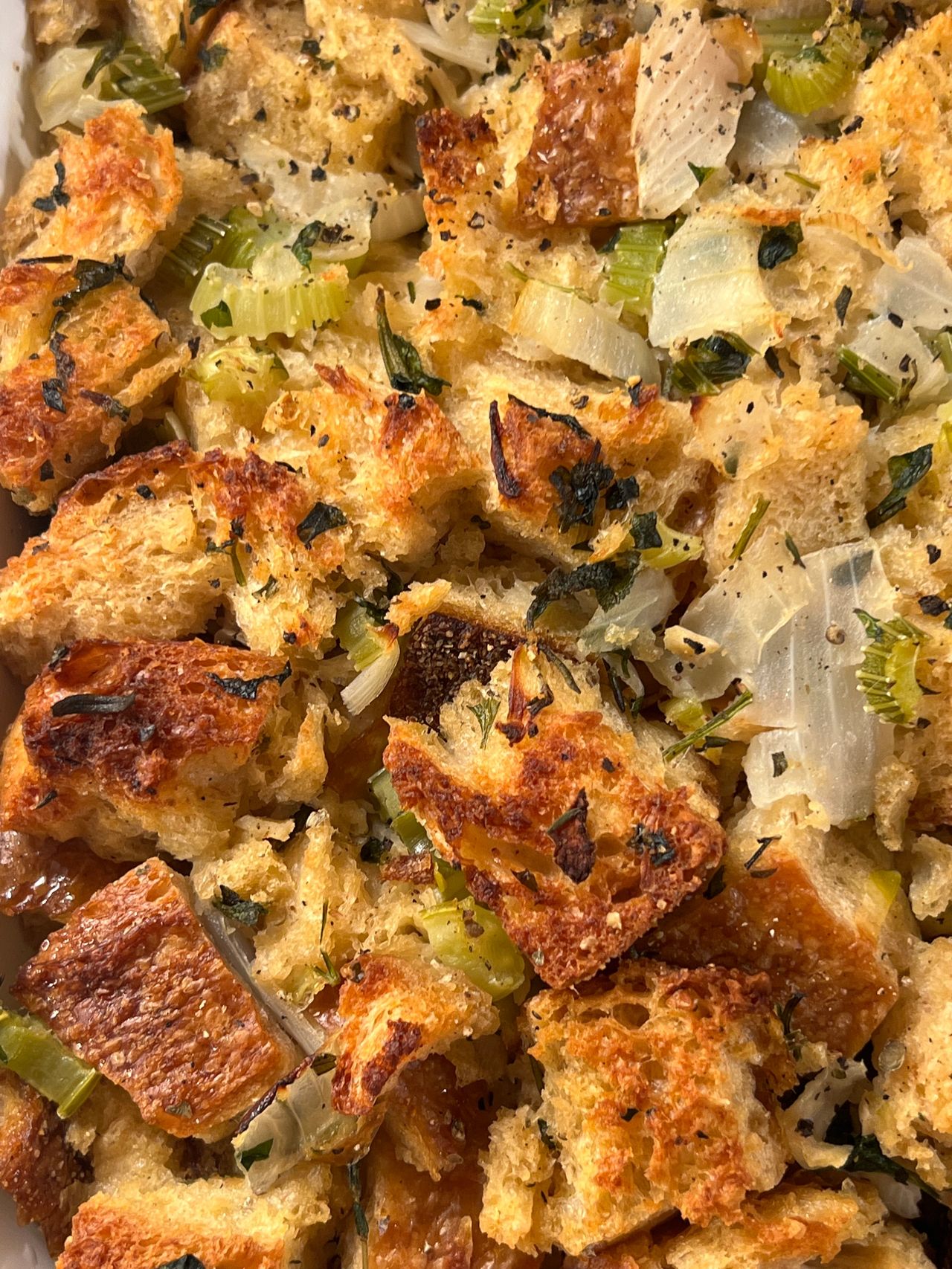 Sourdough Stuffing (aka Dressing)