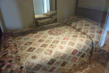 Jane Austen's Quilt at Chawton Cottage -  Hampshire UK