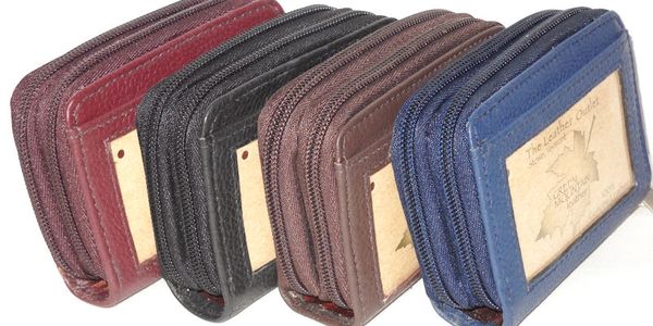 Double Ziparound Card Holder