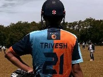 Trivesh cricket profile for Orlando cricket club “Weekend Wicket”.