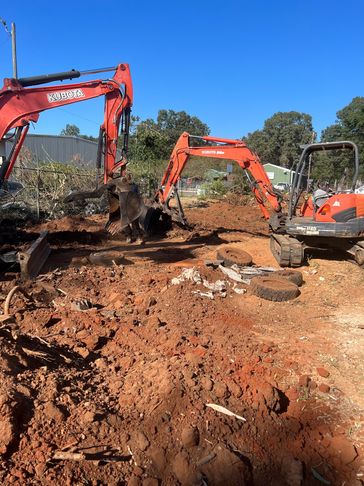 Clearing for an on-site septic installation 