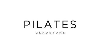 Minimalist logo for Pilates Gladstone fitness studio.