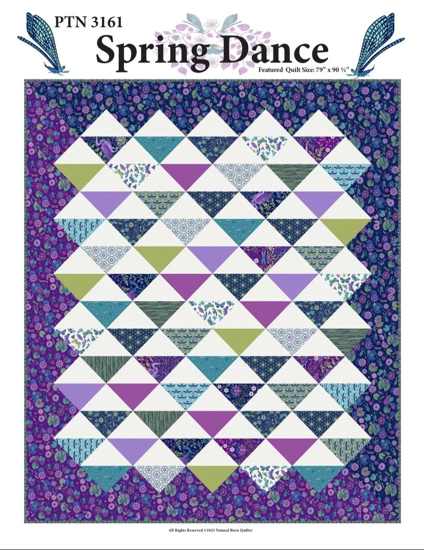 Spring Ballet Pattern Digital Download pdf of Spring Dance quilt pattern