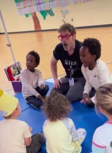 Billy Jamez of Vermont Close-Up Magic LLC performing for kids in North Hero Vermont 2024